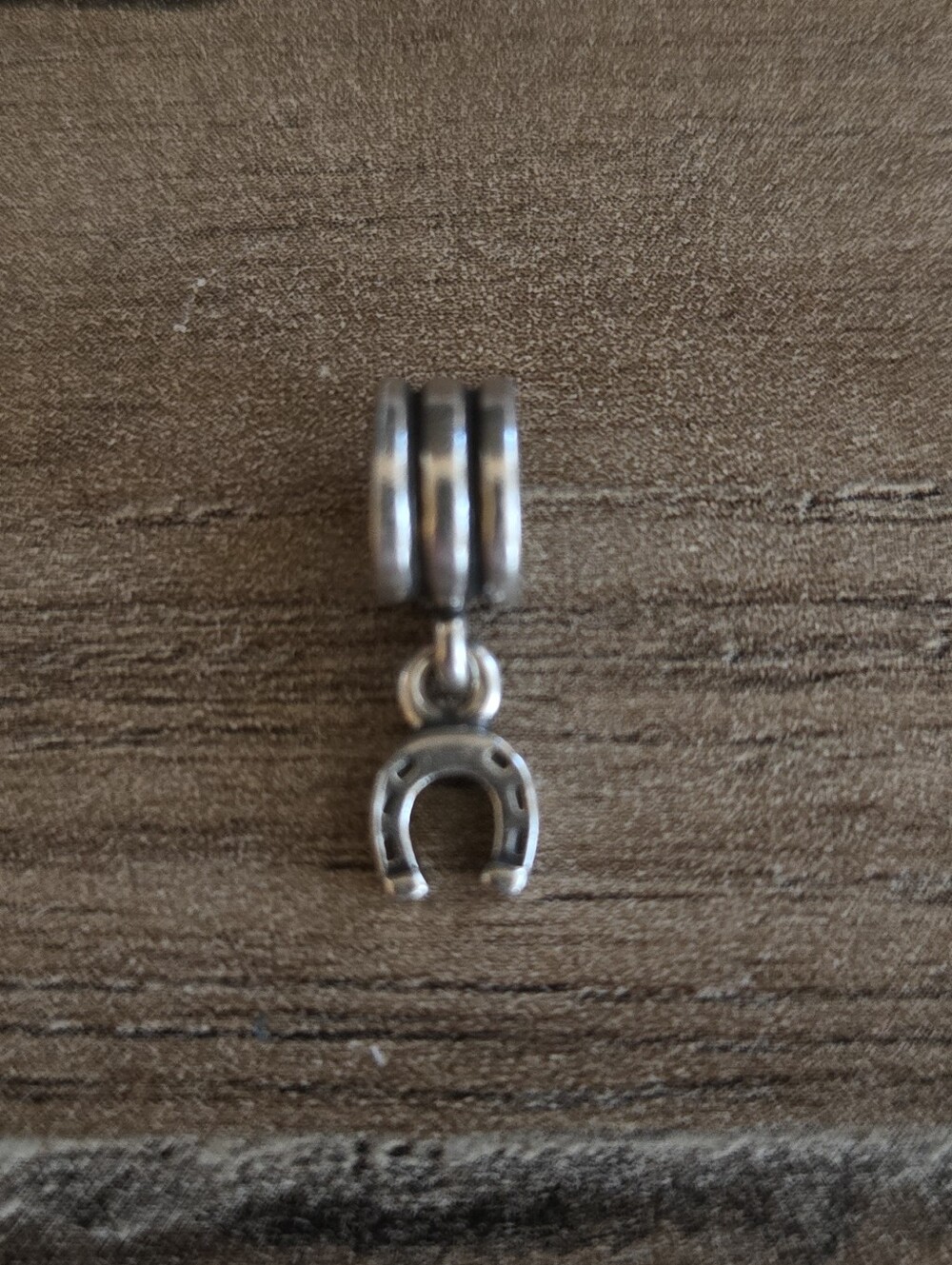 Pandora Silver Horse Shoe Bead Charm